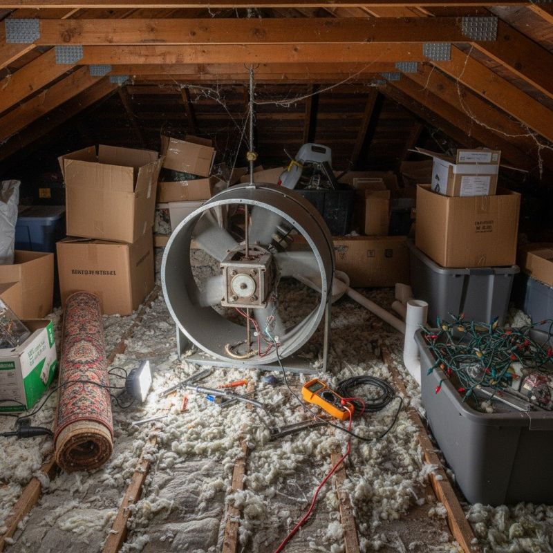 Attic Fan Repair detail