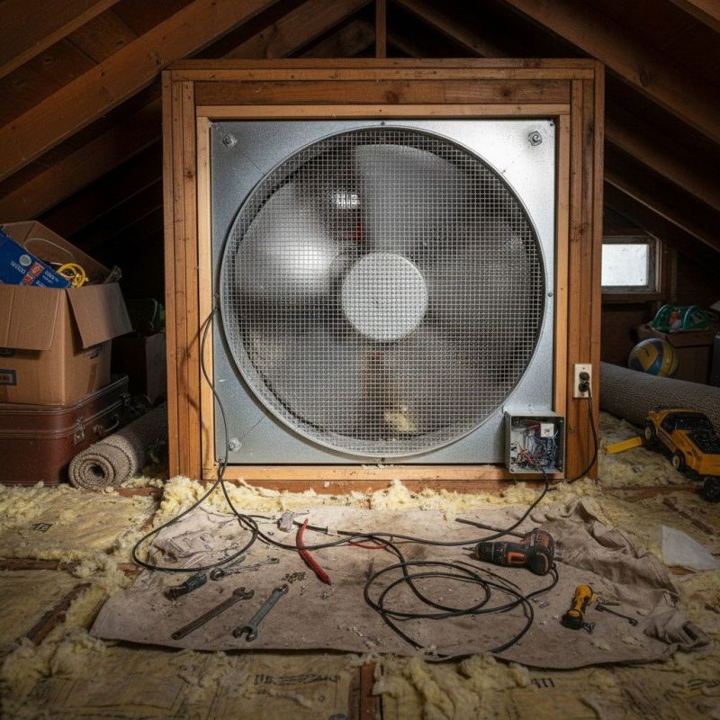 Attic Fan Replacement detail