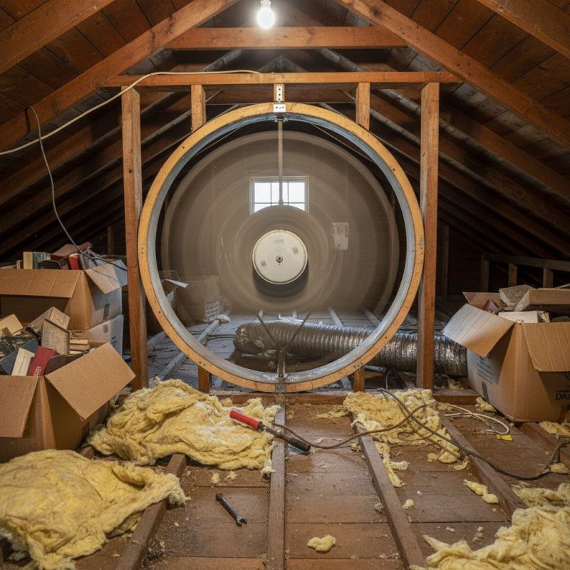 Attic Fan Service detail