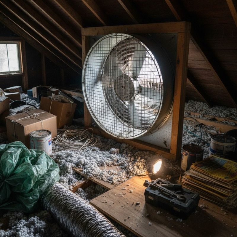 Attic Fan Service detail